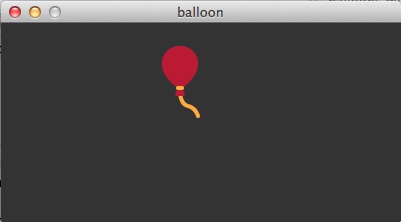 Ein kleiner roter Luftballon